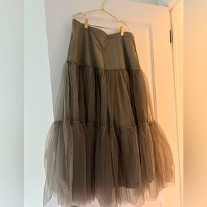 Anthropologie - Mare Mare Tiered Tulle Skirt